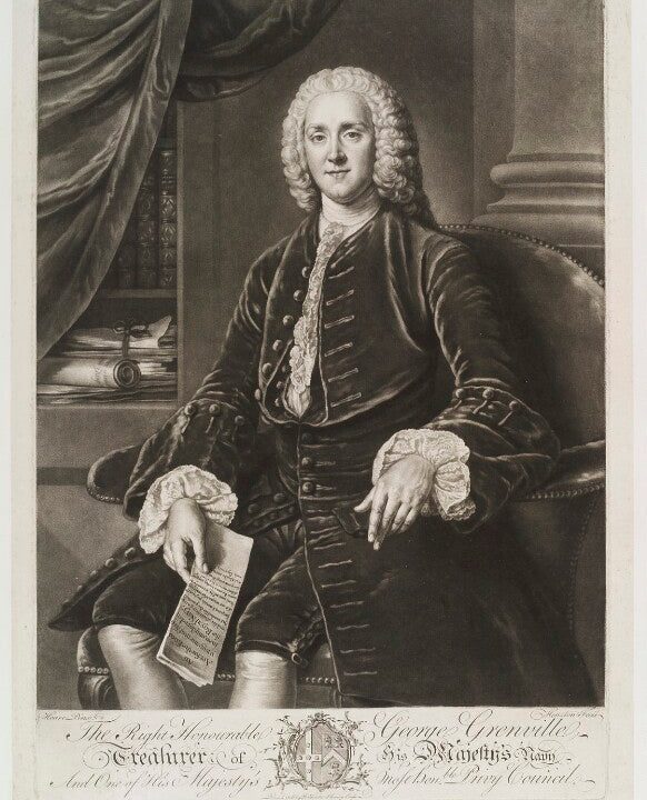 George Grenville Portrait Print Buy Online