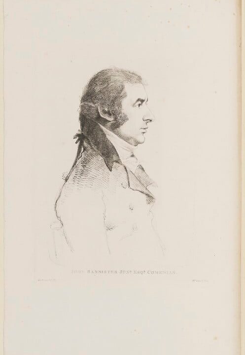 John Bannister Portrait Print Free Shipping Geniue Stockist
