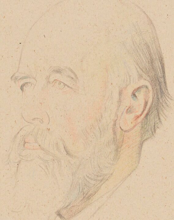Sir Oliver Joseph Lodge Portrait Print Cheap Sale Low Cost