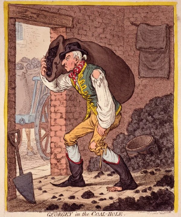 George Hanger, 4th Baron Coleraine ('Georgey in the coal-hole') Greetings Card Authentic For Sale