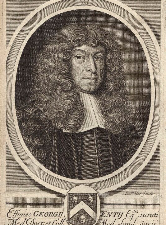 Sir George Ent Portrait Print Clearance Store For Sale