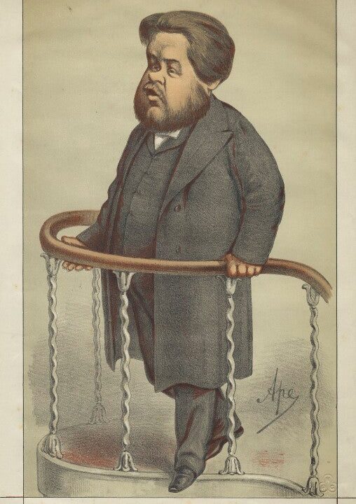 Charles Haddon Spurgeon Portrait Print Grey Outlet Store Online