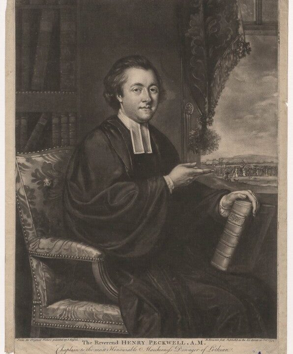 Henry Peckwell Portrait Print Inexpensive For Sale