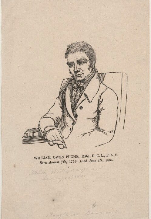 William Owen Pughe Portrait Print Visit Online