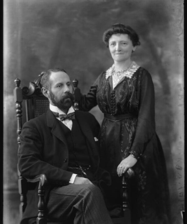 George Gordon, 2nd Marquess of Aberdeen and Temair; Mary Florence Gordon (née Clixby), Marchioness of Aberdeen and Temair Portrait Print Buy Cheap Popular