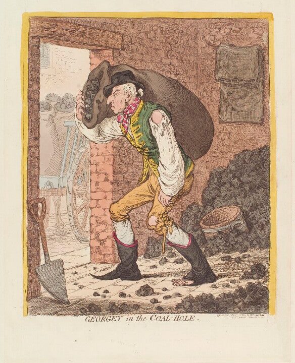 George Hanger, 4th Baron Coleraine ('Georgey in the coal-hole') Portrait Print Grey Outlet Store Online