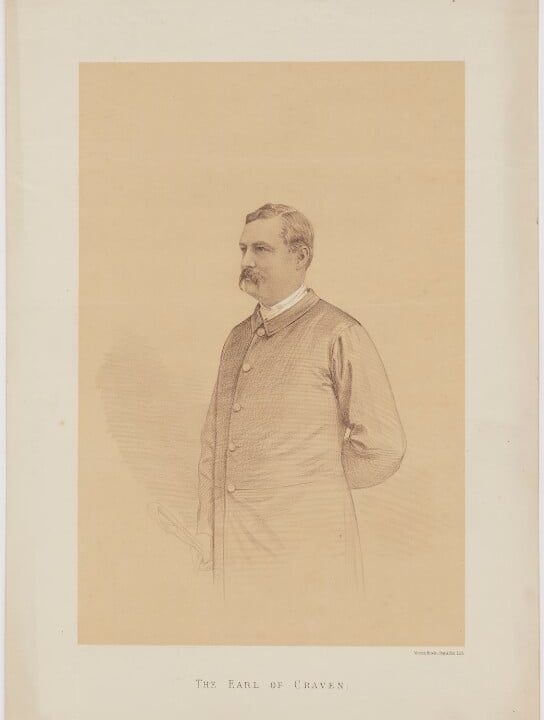 George Grimston Craven, 3rd Earl of Craven Portrait Print With Paypal For Sale