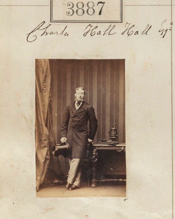 Charles Hall Hall Portrait Print Free Shipping Order