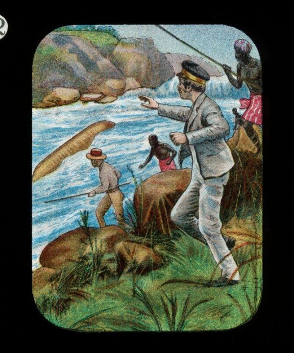 Loss of a Boat (David Livingstone) Portrait Print Great Deals Cheap Pice