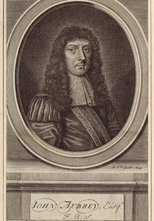 John Aubrey Portrait Print Outlet 100% Original