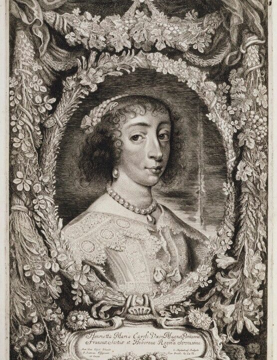 Henrietta Maria Portrait Print Good Selling Cheap Pice