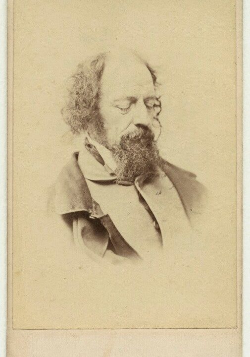 Alfred, Lord Tennyson Portrait Print Free Shipping Fashionable