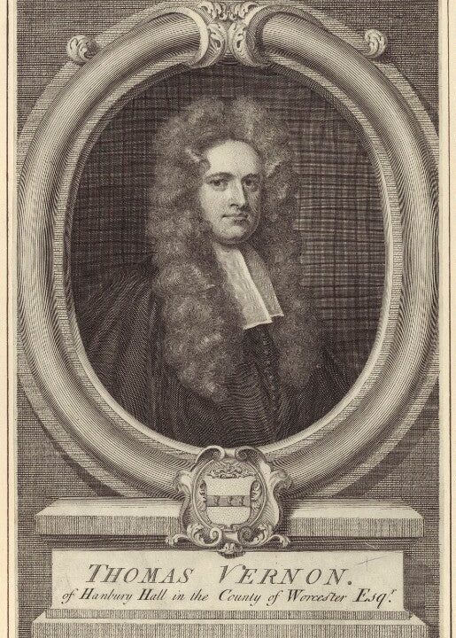 Thomas Vernon Portrait Print Cheap Cheap Online