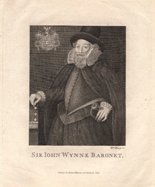 Sir John Wynn of Gwydir, 1st Bt Portrait Print Buy Cheap Discount