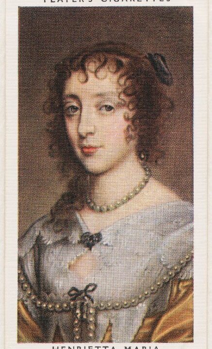 Henrietta Maria Portrait Print Extremely For Sale