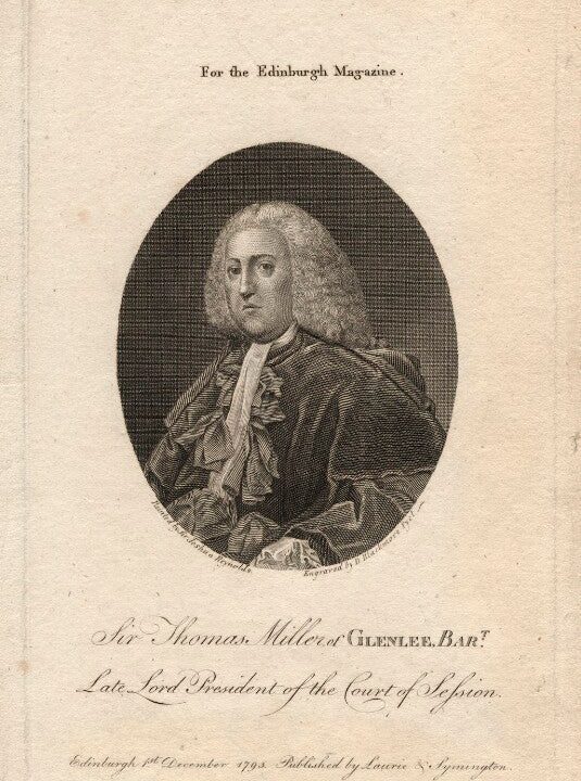 Lord Thomas Miller Glenlee Portrait Print Discount Wiki