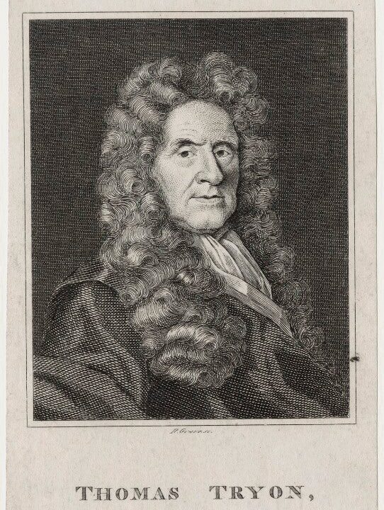 Thomas Tryon Portrait Print Wholesale Pice For Sale