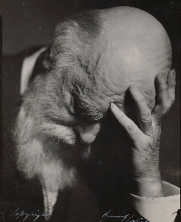 Sir Oliver Joseph Lodge Portrait Print Huge Surprise For Sale