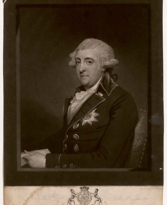 William Robert Fitzgerald, 2nd Duke of Leinster Portrait Print Extremely For Sale
