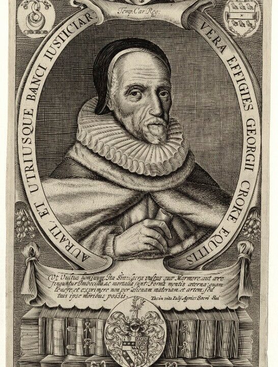 Sir George Croke Portrait Print Wide Range Of Cheap Pice