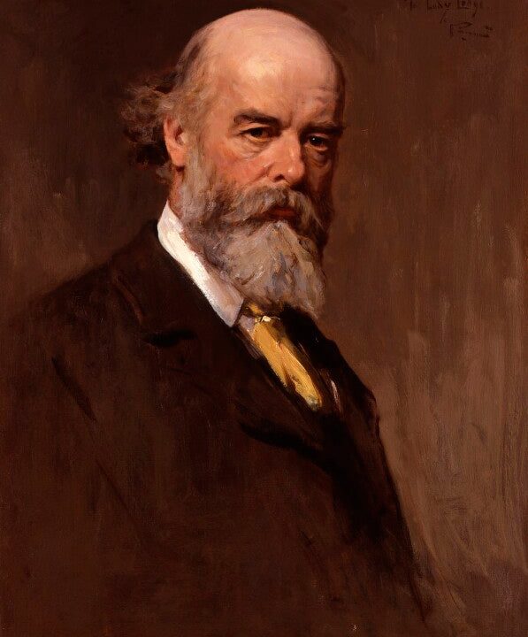 Sir Oliver Joseph Lodge Portrait Print Outlet Finishline