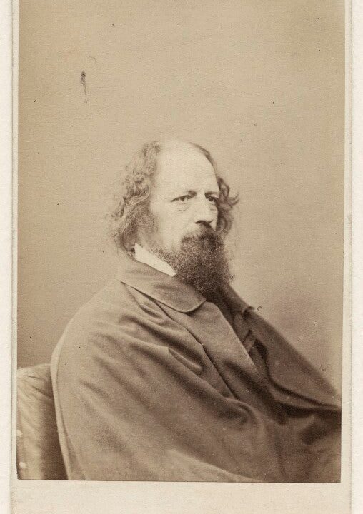 Alfred, Lord Tennyson Portrait Print Free Shipping Low Pice Fee Shipping