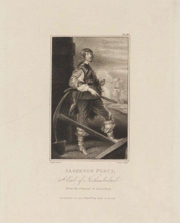 Algernon Percy, 10th Earl of Northumberland Portrait Print Cheap Sale Cheapest
