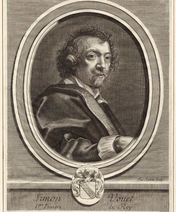 Simon Vouet Portrait Print Looking For For Sale
