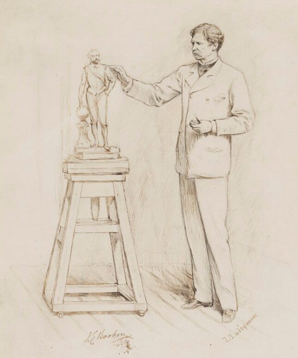 Sir Joseph Edgar Boehm, 1st Bt Portrait Print Sale High Quality