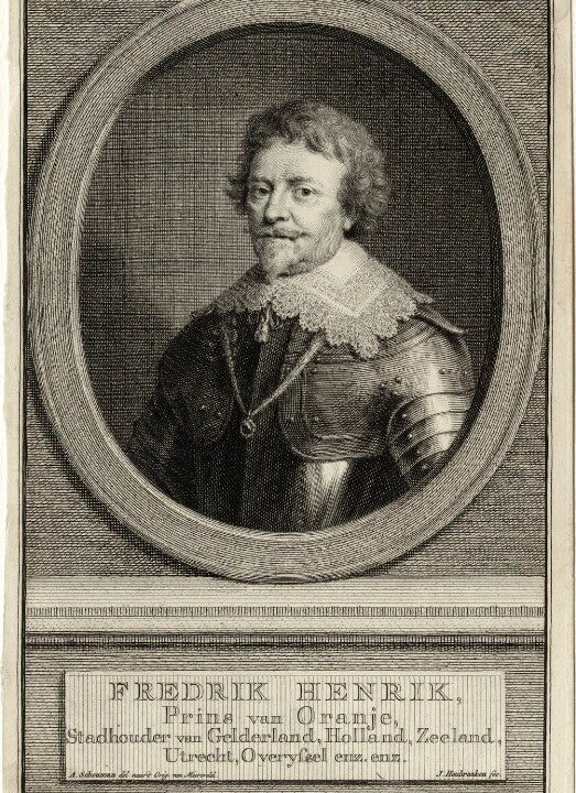 Frederick Henry, Prince of Orange, Count of Nassau Portrait Print Cheap Pice Outlet Sale