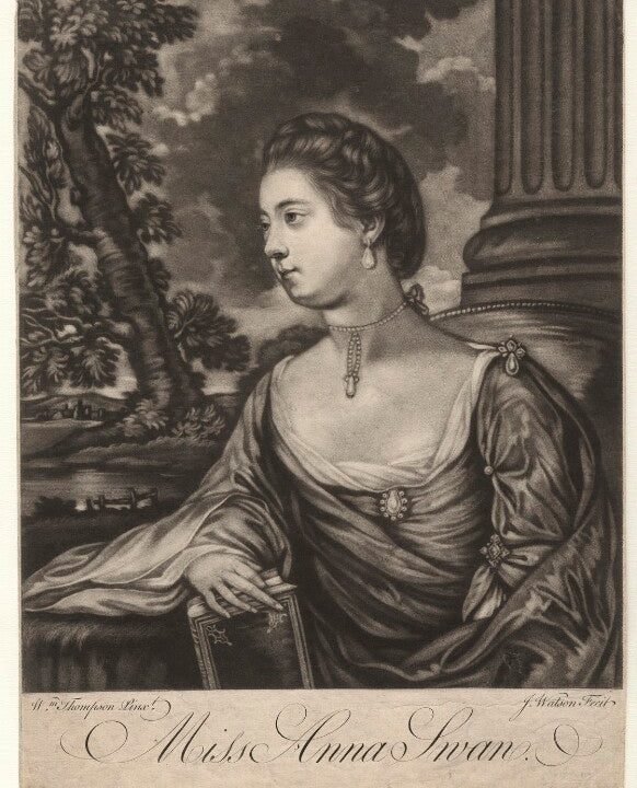 Anna Swan Portrait Print Cheap Sale Footlocker Pictures