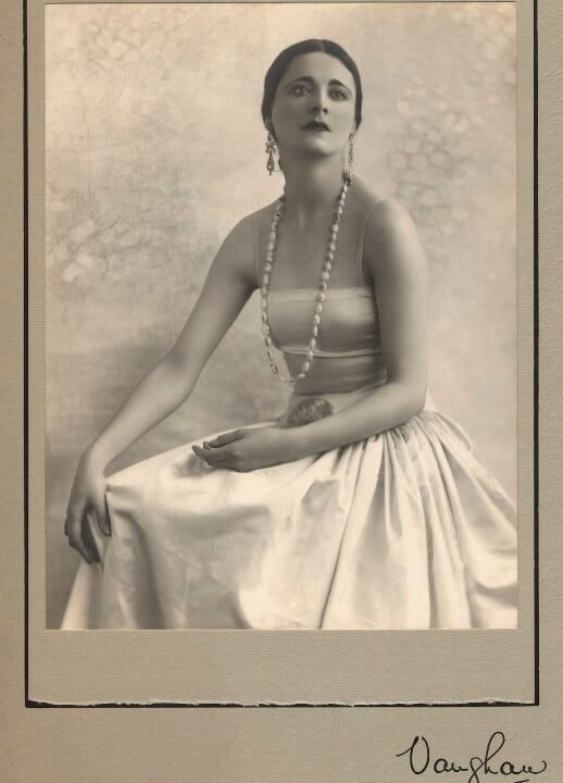 Harriet Cohen Portrait Print Excellent
