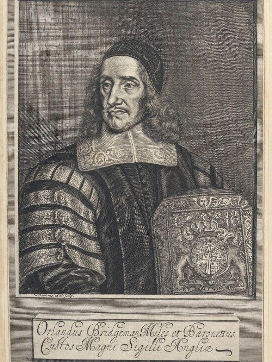 Sir Orlando Bridgeman, 1st Bt Portrait Print Deals Cheap Pice