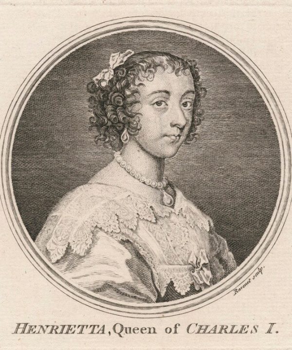 Henrietta Maria Portrait Print Pay With Paypal For Sale