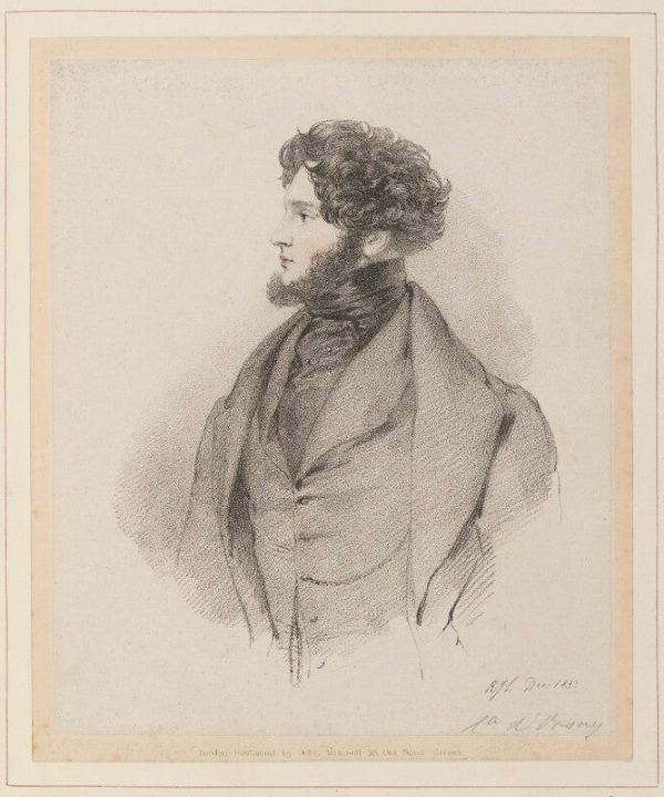 Alfred, Count D'Orsay Portrait Print Cheap Sale Finishline