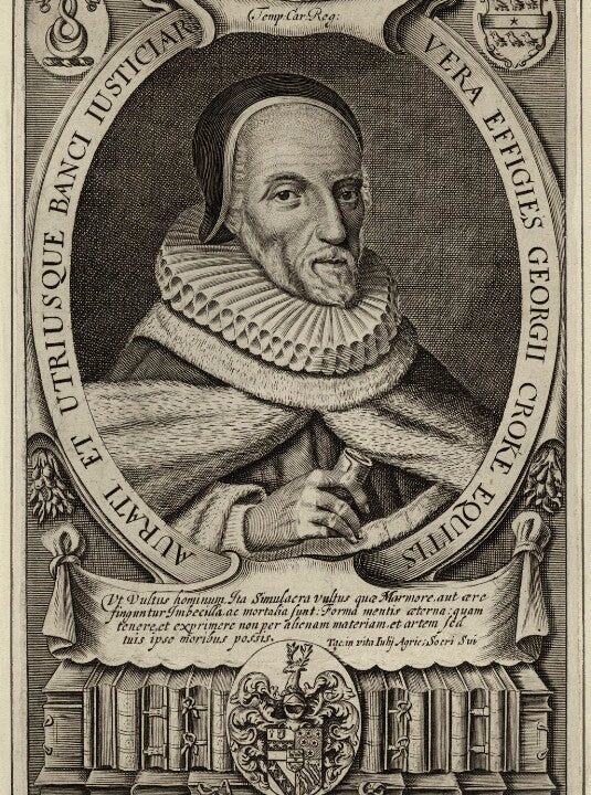 Sir George Croke Portrait Print Cheap Online Online