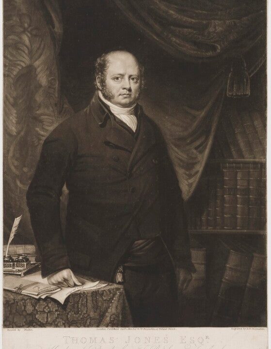 Thomas Tyrwhitt Jones Portrait Print Geniue Stockist For Sale