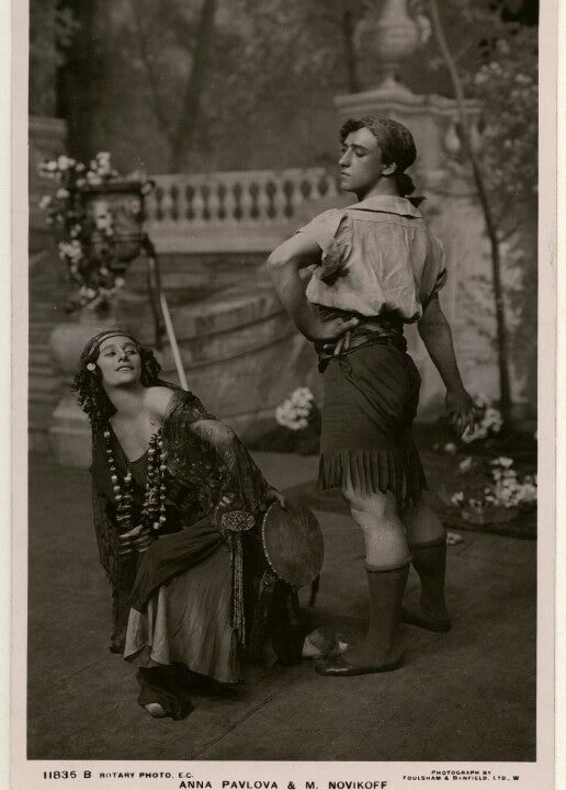 Anna Pavlova; Laurent Novikoff Portrait Print Outlet 2025