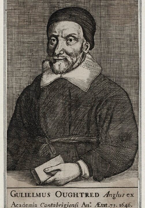 William Oughtred Portrait Print Cheap Fake
