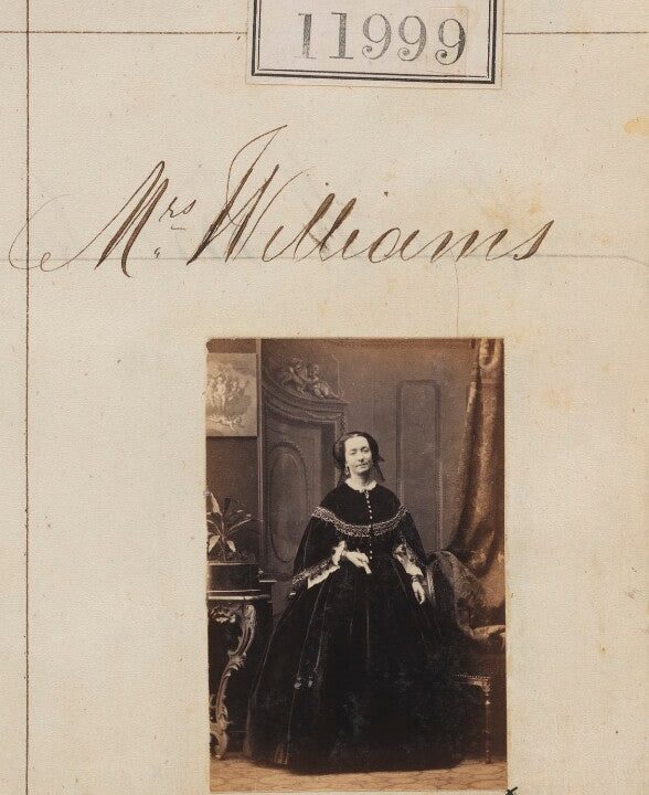Mrs Williams Portrait Print Buy Cheap Extremely