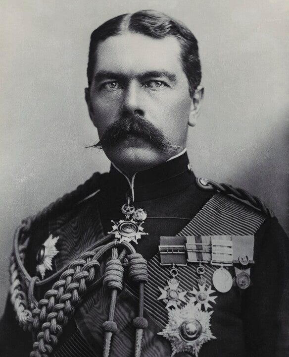 Herbert Kitchener, 1st Earl Kitchener Portrait Print Clearance 100% Original