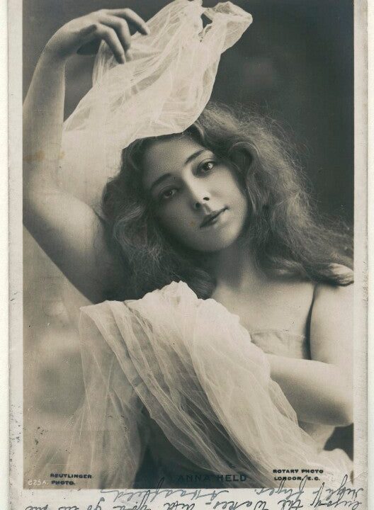 Anna Held Portrait Print Free Shipping With Mastercard