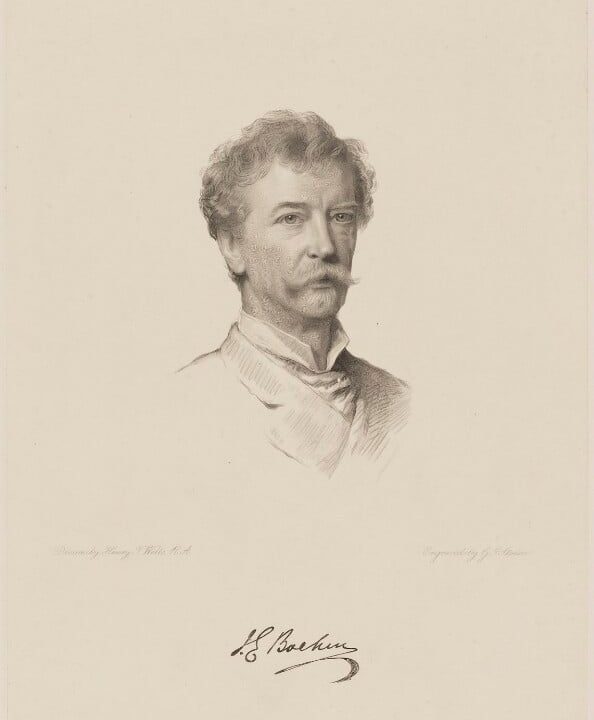 Sir Joseph Edgar Boehm, 1st Bt Portrait Print Discount Pay With Paypal
