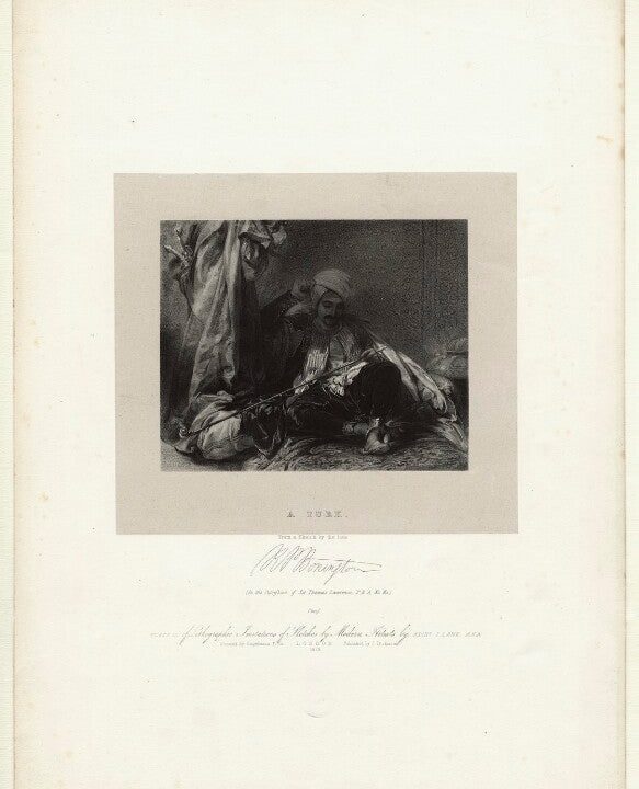 'A Turk' Portrait Print Buy Cheap Visit
