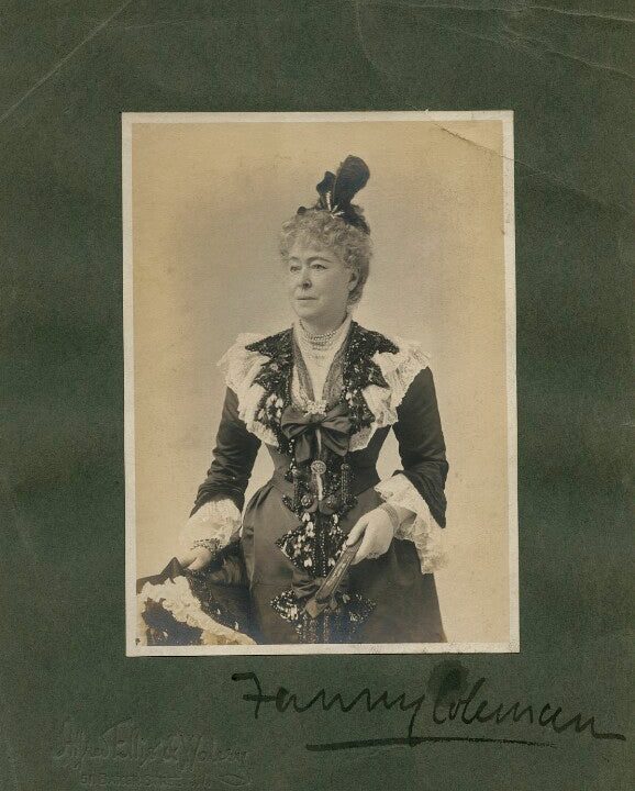 Fanny Coleman Portrait Print Footlocker For Sale