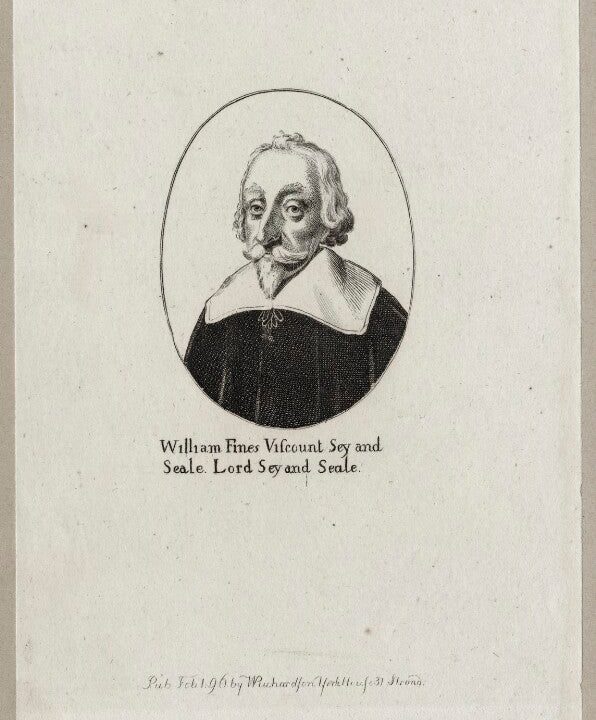William Fiennes, 1st Viscount Saye and Sele Portrait Print Outlet Manchester