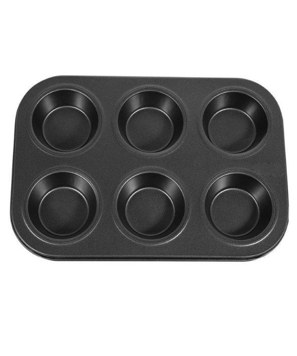 Non Stick 6 Slot Cup Cake Muffins Baking Mould/Tray 26*18 cm Cheap Sale Explore