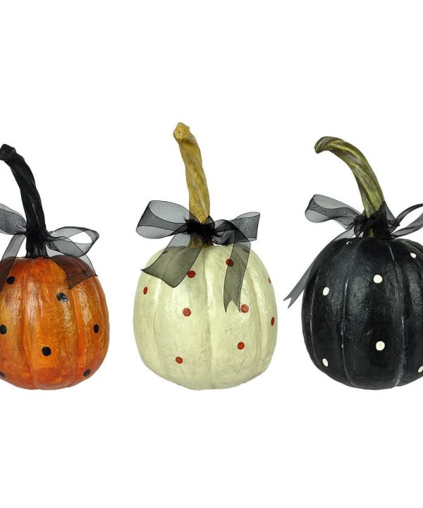 Dotty Pumpkins Set/3 Online Shop From China