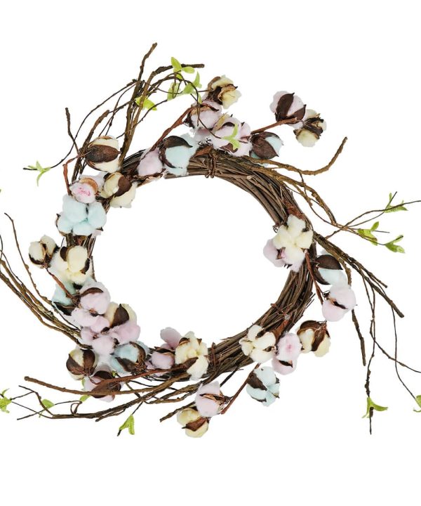Easter Cotton Wreath Free Shipping Recommend