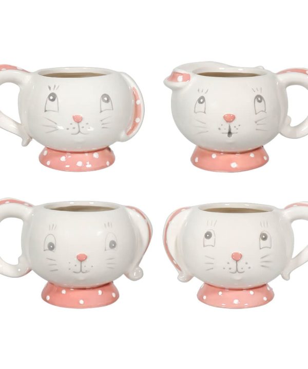 Easter Dottie 10oz Tea Cups Set/4 Clearance Latest